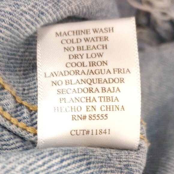 Pistola Light Wash Distressed Denim Jacket - Picture 10 of 10